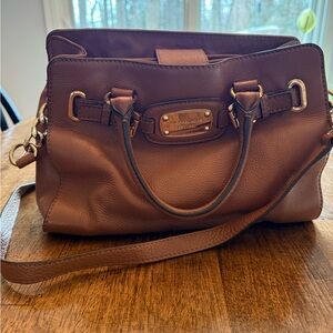 Michael Kors Tan Leather Satchel
